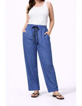 Spodnie Damskie Plus Size Luźne z Kieszeniami  2XL–7XL KCT001