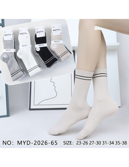 Skarpety Zwykły Dziecięce 23-38 no. MYD2026-65