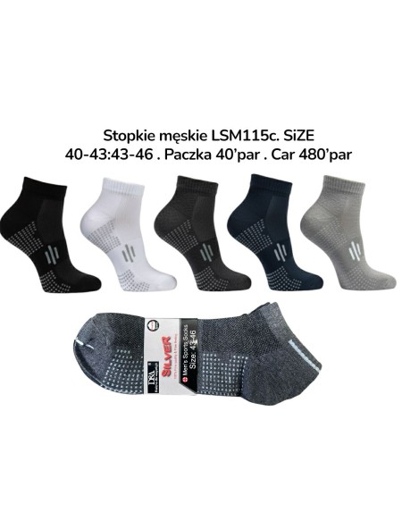 Skarpety Stopki Męskie LSM-115C