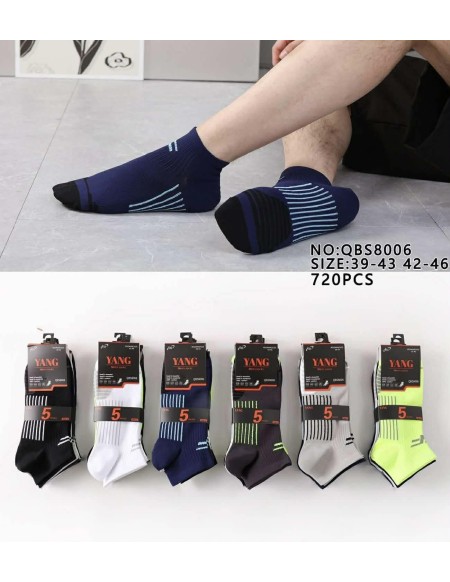 Skarpety Stopki Męskie Bawełniane 39-46  QBS8006