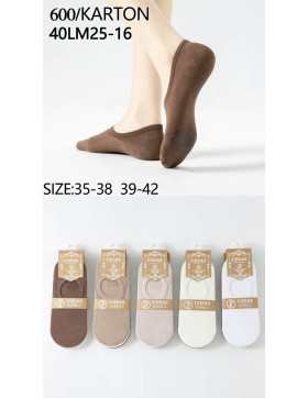Skarpetki Stopki Damskie Bambusowe Antypoślizgowe 35-42 40LM25-16