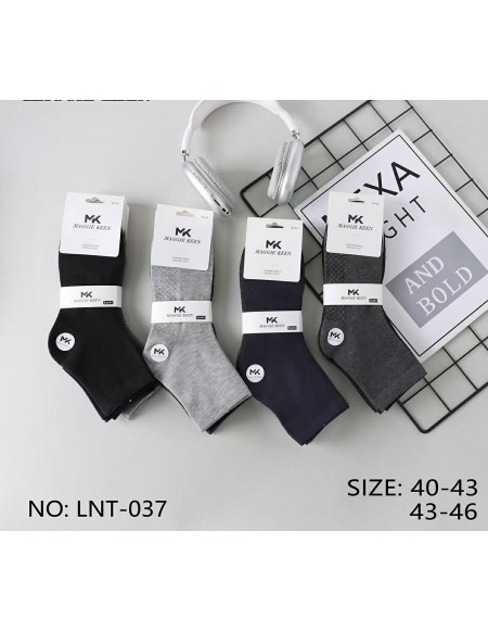 Skarpety Męskie Garniturowe z bawełniane  LNT-037