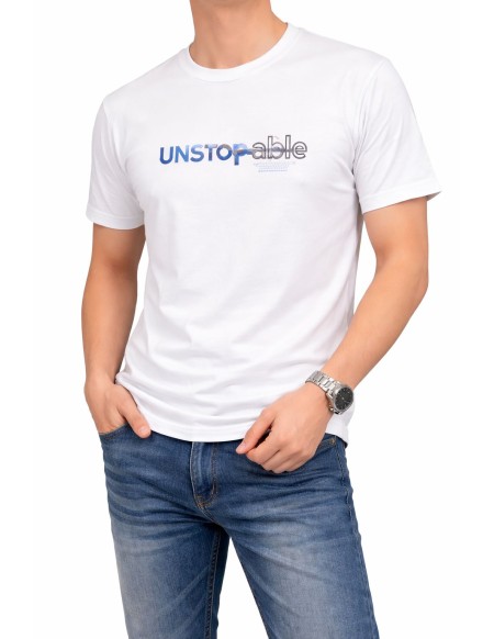 Koszulki męskie hurt – T-shirt UNSTOPCABLE bawełniany z Turcji M-2XL