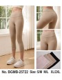 Legginsy damskie 7/8 bambusowe z wysokim stanem mix kolorów  S-2XL  BGMB-25722