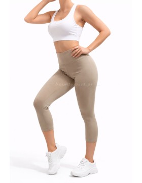 Legginsy damskie 7/8 bambusowe z wysokim stanem mix kolorów  S-2XL  BGMB-25722