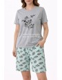 Komplet Piżama damska krótka z bawełny  Rozmiar L-4XL