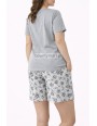 Komplet Piżama damska krótka z bawełny  Rozmiar L-3XL Lucky