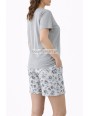 Komplet Piżama damska krótka z bawełny  Rozmiar L-3XL Lucky