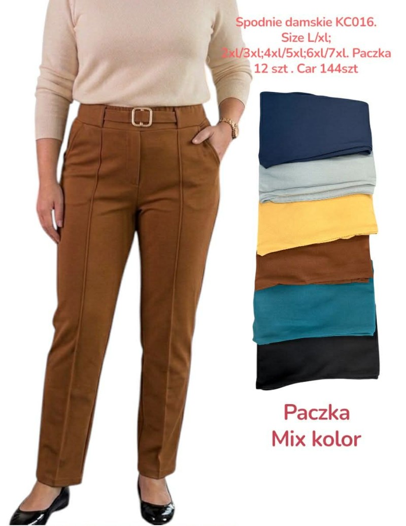 Spodnie Damskie eleganckie 2XL-6XL KC016